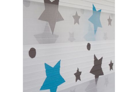 NAZA ZEBRA STOR PERDE BLUE STAR ÇOCUK ODA PERDESİ 200 CM 230X200