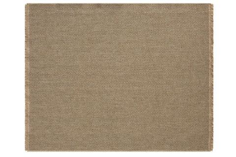 QUEEN SERİSİ JÜT HASIR GÖRÜNÜMLÜ DOKUMA MAKİNE HALISI, KAHVE, 80X200, 671