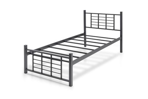 EVGER METAL KARYOLA, K01, SİYAH, 90X190