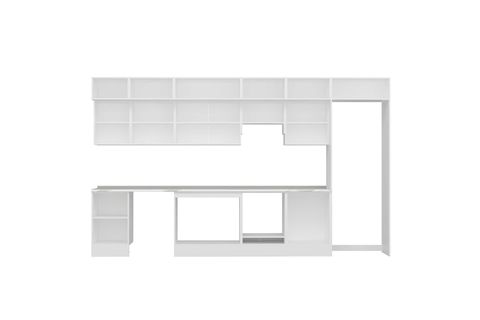 ALVİNKA 400X240 CM MUTFAK DOLABI, MB E90S50S60 1 ANTRASİT SUNTALAM