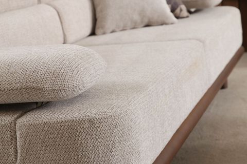 LUPE ÜÇLÜ KOLTUK, BEJ CEVİZ