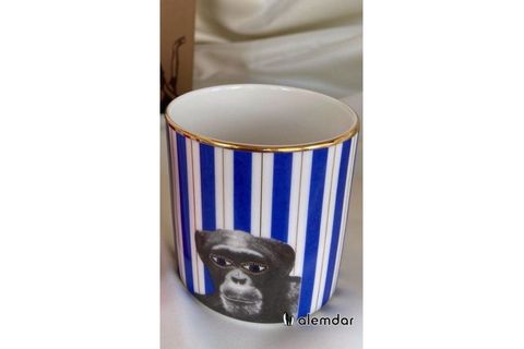 PORLAND WİLD LİFE MONKEY BARDAK 230 CC (1 ADET)