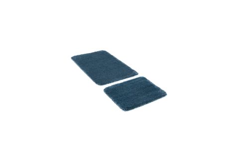 SEGURA PELUŞ KAYDIRMAZ TABAN İKİLİ BANYO PASPASI, TURKUAZ, 60X100-50X60