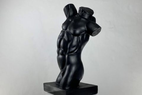 TORS BLACK POP ART DEKORATİF ROMA YUNAN HEYKELLERİ