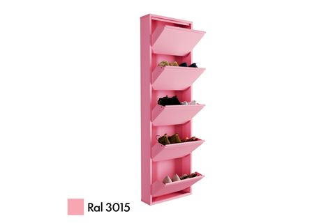 LİNEA METAL AYAKKABILIK, PUDRA, 5 KAPAKLI