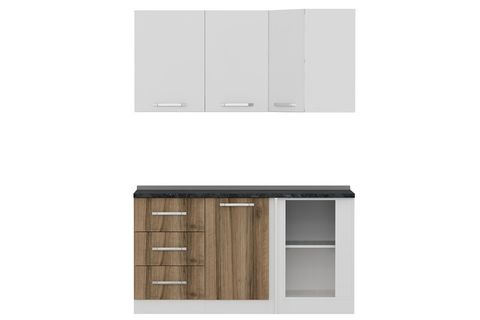 MİNAR 155CM KÖŞE MUTFAK DOLABI BEYAZ DORE K155D2