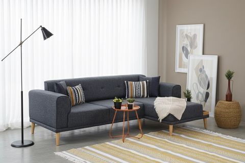 NORM KÖŞE KOLTUK, MAVİ, SAĞ KÖŞE