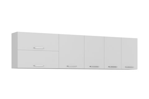 MİNAR 290 CM MUTFAK DOLABI BEYAZ 290-B1-ÜST MODÜL