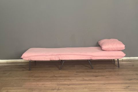 BERTA CONCEPT HERAKLES MEKANİZMALI KATLANIR YATAK OLABİLEN TEKLİ KOLTUK, PEMBE