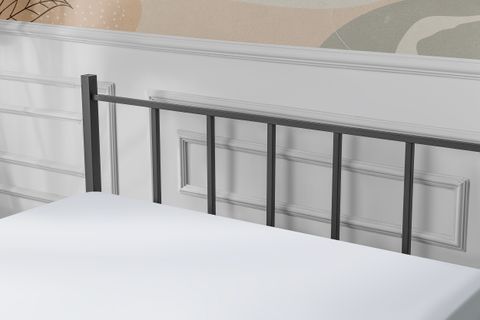 EVGER METAL KARYOLA, K90, SİYAH, 150X200