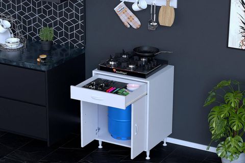 DOQU L OCAK ALTI TÜP GÖZLÜ SET, 48 CM