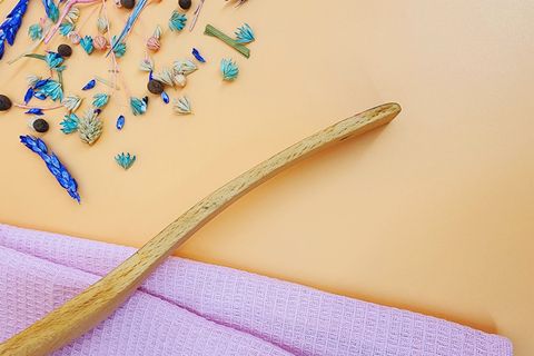 CASTLE SEKİZLİ BAMBU DESENLİ KAŞIK SETİ VE HAVAN