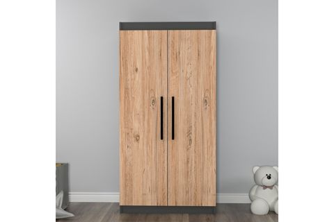 ARNETTİ AKSER GENÇ ODASI TAKIMI, ATLANTİK ÇAM ANTRASİT, 6 KAPAKLI