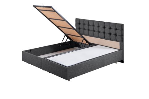 VENEDİK BAZA BAŞLIK LETTO YATAK SETİ, ANTRASİT, 160X200