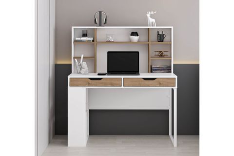 MİLA ÇALIŞMA MASASI, BEYAZ RAHLE