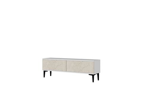 APLOS TV SEHPASI, BEYAZ TRAVERTEN, 120 CM, TSA1299BT
