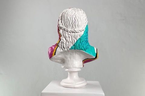 ZEUS ROCK N ROLL POP ART DEKORATİF ROMA YUNAN HEYKELLERİ