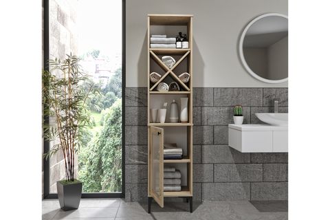LONDON HAZERAN BANYO DOLABI, CEVİZ