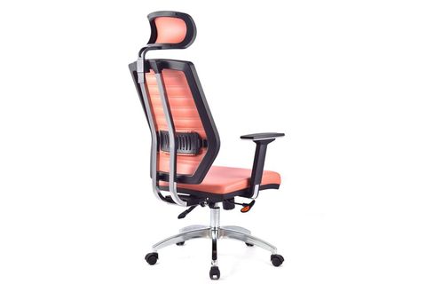 HEVİN DERİ MAKAM OFİS SANDALYESİ, PEMBE