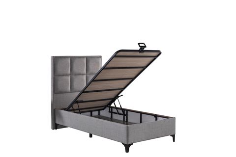 İNNOVA TEK KİŞİLİK BAZA BAŞLIK YATAK SETİ, 100X200