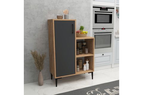 ARNETTİ REYSARY ÇOK AMAÇLI DOLAP, ATLANTİK ÇAM ANTRASİT