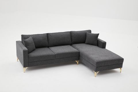 BERLİN SERİSİ L KOLTUK, ANTRASİT GOLD, SAĞ KÖŞE