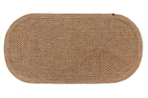 BOHO NATUREL OVAL JÜT TABAN BOHEM HALI, 01, 40X60