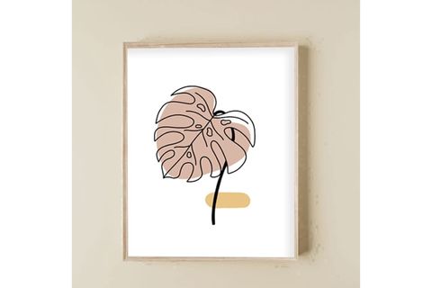 MUNİKA AHŞAP ÇERÇEVELİ LİNE ART ÜÇLÜ TABLO SETİ, 21X30, 0100