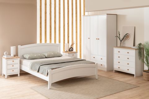 KARYA MODERN COUNTRY KARYOLA, İNCİ BEYAZI, 120X200