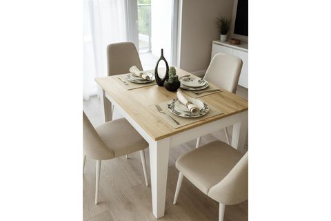 TATYOS GİZLİ BÖLMELİ MUTFAK MASASI, SAFİR, 110 CM