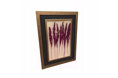 KURUTULMUŞ BİTKİ PEMBE ÇİÇEK TABLO