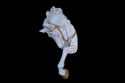 DUVAR AT HEYKELİ DEKORATİF OBJE