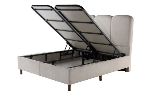 PARİS BAZA BAŞLIK VE YATAK SETİ, KREM, 150X200