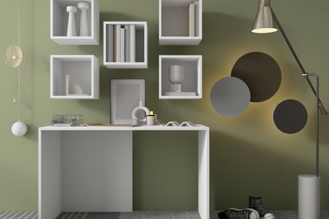 ÇOK FONKSİYONLU MODERN ÇALIŞMA MASASI, MODÜLER