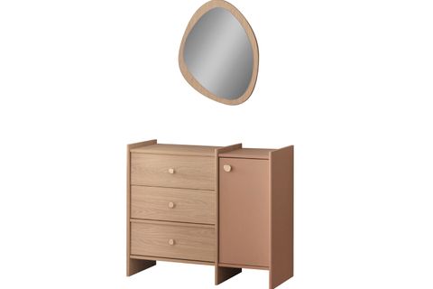 OSAKA ÇOCUK ODASI ŞİFONYERİ, AYNALI