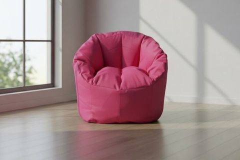 PUFAMED TEKLİ LÜX YUMUŞAK KOLTUK, PEMBE