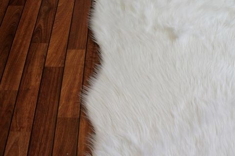 TAPPETO KUZU POSTU, BEYAZ, 70X200