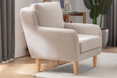 MERLİN KENDİ SETİNİ YARAT, KREM ŞÖNİL, NATUREL AYAK, SHOWROOMDAN KUMAŞ DEĞİŞİMLİ