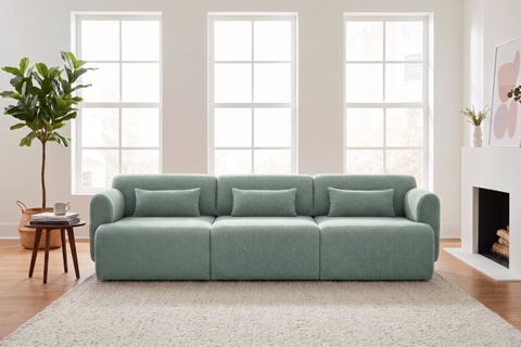 LOOM MODÜLER ÜÇLÜ KANEPE, SUYEŞİLİ