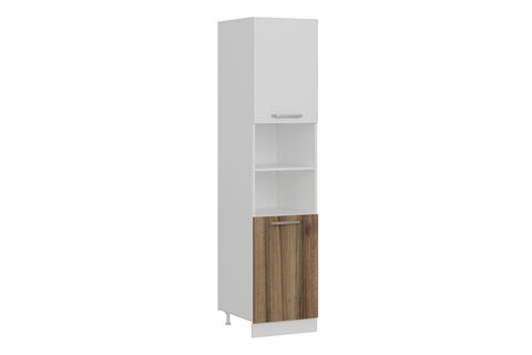 MİNAR MUTFAK BOY DOLABI, BEYAZ DORE, 50 CM