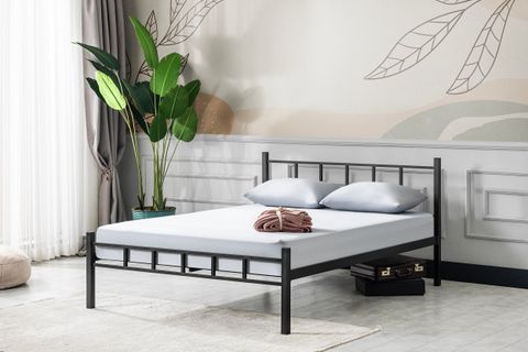 EVGER METAL KARYOLA, K90, SİYAH, 140X190