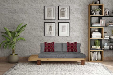 WOODESK ARİN MASİF SEDİR, NATURAL-GRİ RENK, CPT8302-200