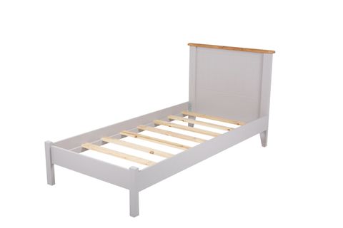 BATI GENÇ ODASI KARYOLASI, SOFT GRİ, 100X200
