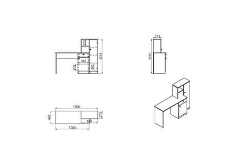 LEYLA ÇALIŞMA MASASI, BEYAZ