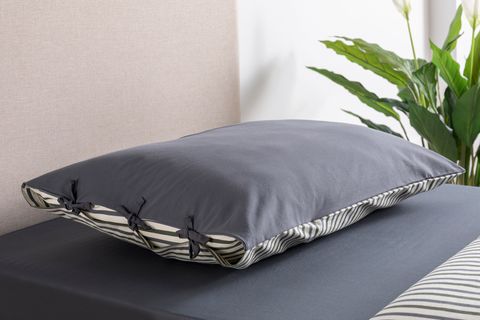 LUNA COZY ÇİFT TARAFLI YIKANMIŞ PAMUKLU NEVRESİM SETİ, TEK KİŞİLİK, ANTRASİT