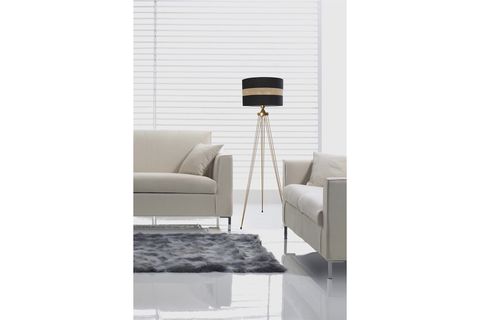LUMEXX STAR SİLİNDİR 02 RATTAN ABAJURLU LAMBADER, ESKİTME