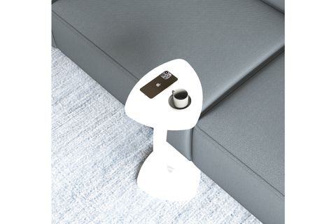 SELF TEKERLEKLİ YAN SEHPA, BEYAZ