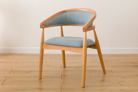 FİESTA SANDALYE, AÇIK MAVİ, NATURAL AYAK