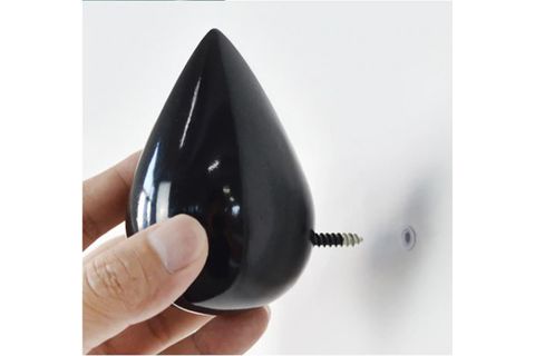 DAMLA ŞEKİL MODERN DUVAR DEKORU ASKILIK, SİYAH