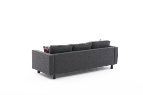 KALE SERİSİ ÜÇLÜ KOLTUK, KETEN, ANTRASİT